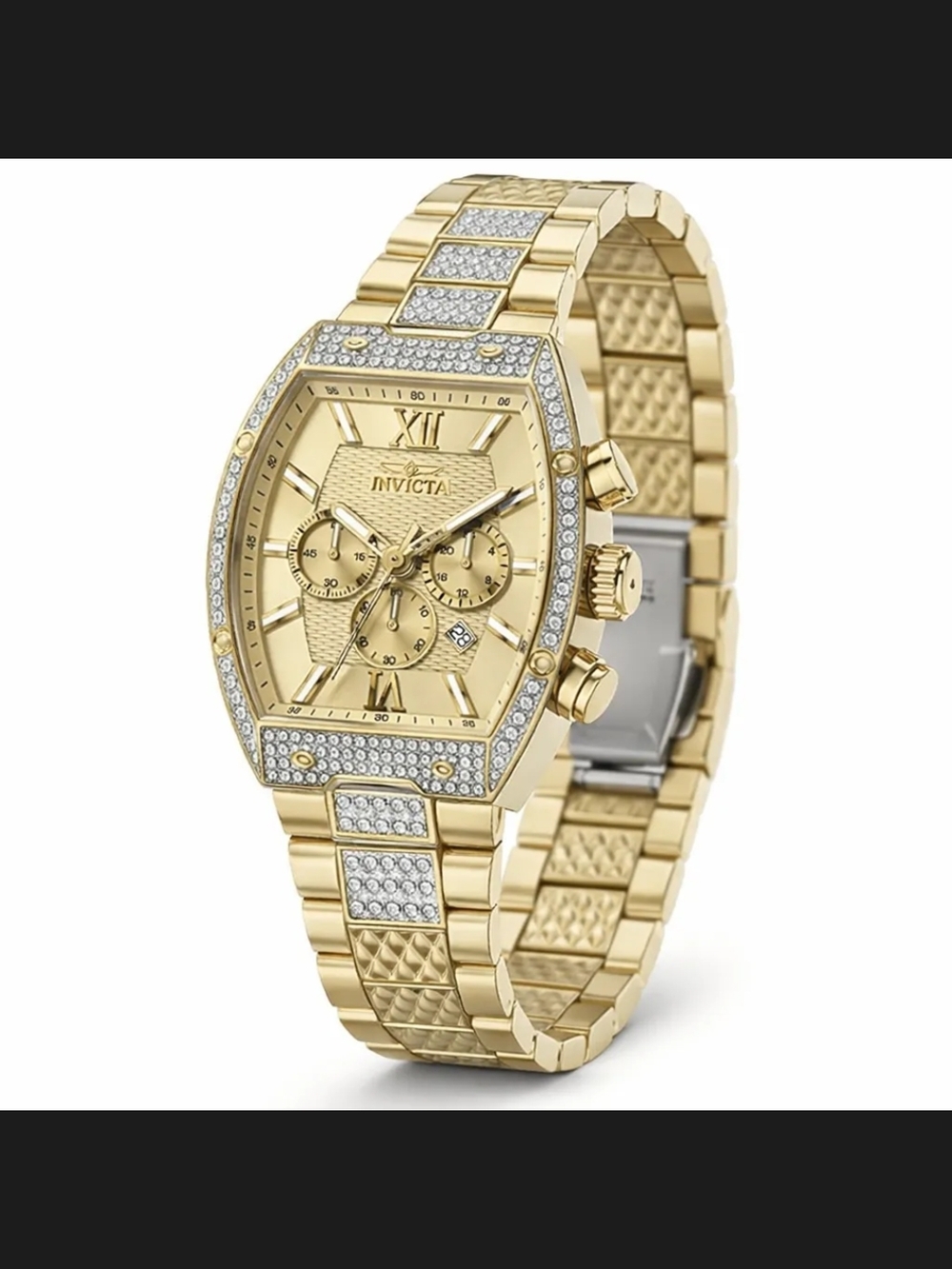 Invicta Celestial Forzyn Men's Watch - 47mm, White, Gold